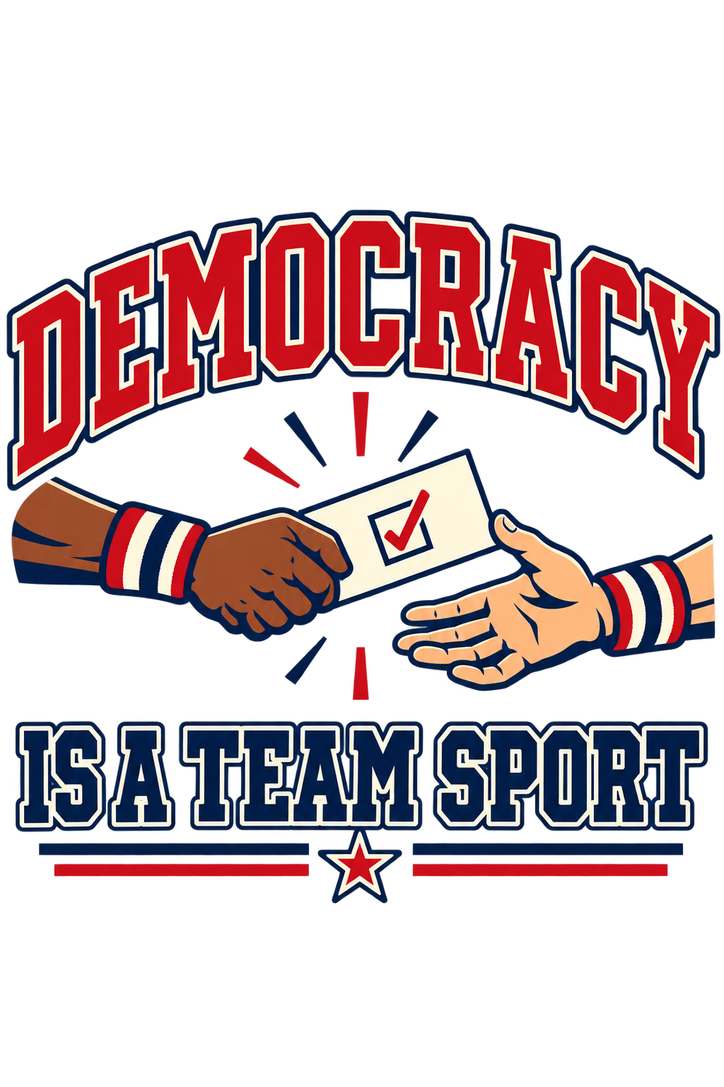 Democracy Is a Team Sport print artwork