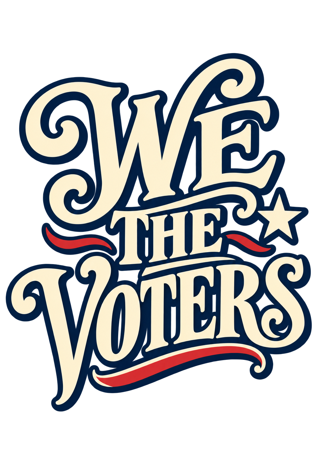 We the Voters print artwork